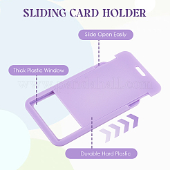 Держатели пластиковых удостоверений личности&nbsp;AJEW-WH20017-23B