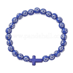 Эластичные браслеты из акриловых бусин для женщин и мужчин&nbsp;BJEW-JB13400