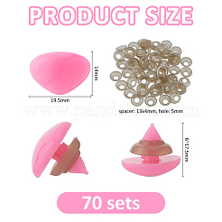 70 комплект треугольных пластиковых носов для безопасных судов&nbsp;FIND-FH0016-59