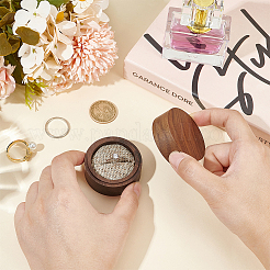 Ящики для хранения круглых деревянных колец AJEW-WH0166-16B