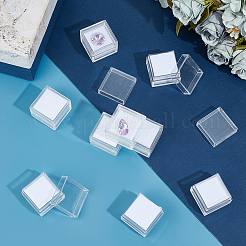 24 квадратная прозрачная пластиковая коробка с бриллиантами CON-OC0001-68A