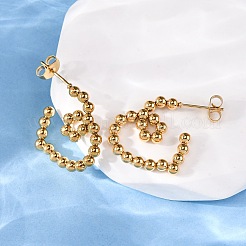 Серьги-гвоздики из нержавеющей стали 304 EJEW-Z118-03G