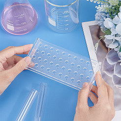 Акриловый штатив для лабораторных пробирок на 40 отверстие емкостью 0.2 мл DIY-WH0430-386A