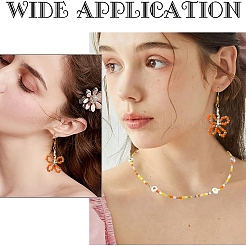 100 г 10-х цветных стеклянных бусин&nbsp;SEED-YW0002-89A