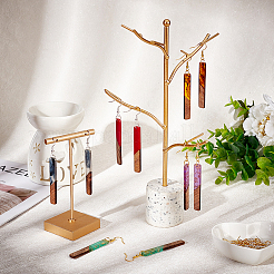 Набор для самостоятельного изготовления прямоугольных сережек&nbsp;DIY-DC0001-74