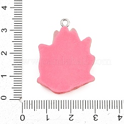 Pendentifs imitation fruits en résine opaque&nbsp;LS-RE-CBA3138-01C-P