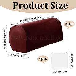 2 Stück Sofa-Armlehnenbezüge aus Kunstleder&nbsp;AJEW-WH20070-167A