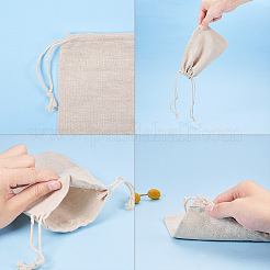 Drawstring мешки хлопка упаковка мешочки ABAG-PH0002-17