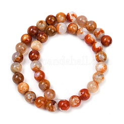 Природный агат бисер нитей&nbsp;G-NH0001-G15-01