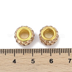 Legierung Strass Ton Pflaster Perlen&nbsp;ALRI-D300-04G-12