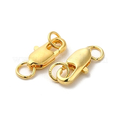 Fermoirs mousquetons en laiton&nbsp;X-KK-P249-05B-G