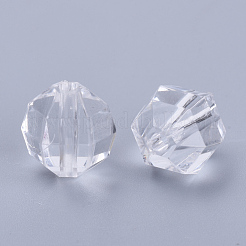 Прозрачные акриловые бусины&nbsp;TACR-Q256-8mm-V01