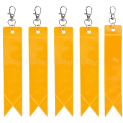 12шт прямоугольные подвесные брелки из ПВХ&nbsp;AJEW-CN0005-24B