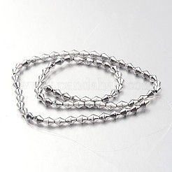 Гальванизировать немагнитных синтетический гематит нитей бисера G-F300-32-01