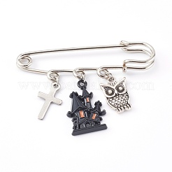 Spilla di sicurezza in ferro per halloween&nbsp;JEWB-BR00048