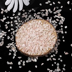 Естественно розового кварца бисер чип G-FS0001-18