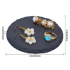 Подносы дисплея ювелирных изделий gesso EDIS-WH0021-44B