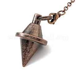 Маятники для биолокации с заостренными цепями из латуни HJEW-D004-04R