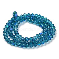 Trasparenti perle di vetro placca fili&nbsp;GLAA-F029-2mm-D01