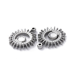 Подвеска-кабошон из не тускнеющей нержавеющей стали 304 STAS-P324-34P