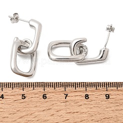 Pendientes colgantes de latón&nbsp;KK-CBAB173-01P