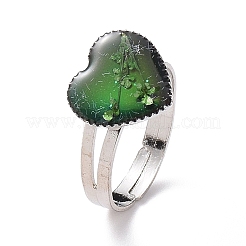 100 шт. регулируемое кольцо настроения RJEW-B029-03