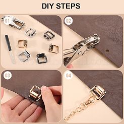 9 стиль застежки для подвески сумок из цинкового сплава FIND-GF0005-10