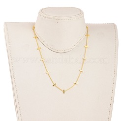 Ожерелья-цепочки из латуни с витой цепочкой NJEW-JN03092-02