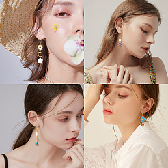 Наборы для изготовления сережек с подвесками своими руками&nbsp;DIY-SC0013-95