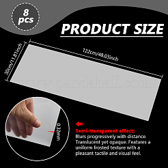 Láminas esmeriladas de plástico pp&nbsp;AJEW-WH0481-272