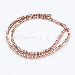 Non magnetici perle ematite sintetico fili&nbsp;G-P338-26B-2x3mm-MRG