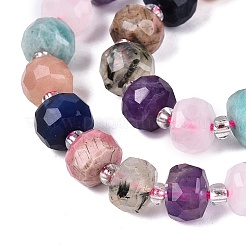 Fili di perline naturali di sodalite&nbsp;G-Q614-03A-01