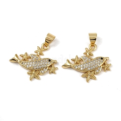 Латунные микро проложить кубического циркония подвески KK-I358-064G-06