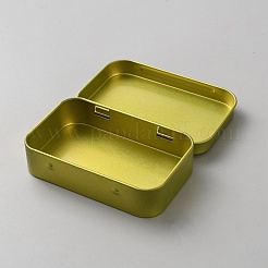 Железные шкатулки для хранения украшений с откидной крышкой CON-WH20008-09D