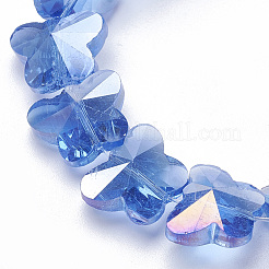 Perles en verre electroplate&nbsp;X-EGLA-Q091-14mm-B10