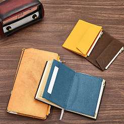 紙の請求書ジッパー付き保存袋  ファイルポケット  長方形  ダークターコイズ  130x93x6mm&nbsp;ABAG-WH20005-34B-03