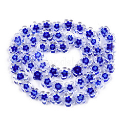 Millefiori a mano fili di perline di vetro&nbsp;LAMP-N029-017B-13
