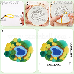 Наборы для вышивки иглами своими руками для начинающих&nbsp;DIY-WH20095-003A