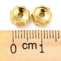 Perlas de latón ecológicas enchapadas en rack&nbsp;KK-M258-04G