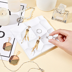 Стенды для колец для пальцев gesso&nbsp;ODIS-WH0029-41