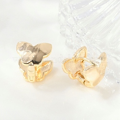 Латунные серьги обруча EJEW-Q016-06G