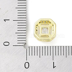 Подвески из латуни с прозрачным кубическим цирконием KK-F875-12G-02