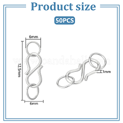 50 шт. S-образные застежки из нержавеющей стали 304&nbsp;FIND-UN00008