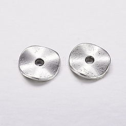 Anciennes perles de disque d'argent&nbsp;X-LF9350Y-NF