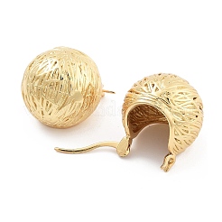 Латунные серьги обруча EJEW-C108-04G