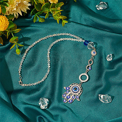 Рука хамсы/рука мириам с подвеской от сглаза&nbsp;HJEW-PH01831