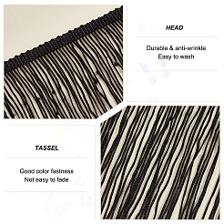 Лента из полиэстера с кисточками длиной 10 ярд. OCOR-WH0078-133