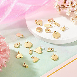 18 Stück 9 Stile Messing Charms&nbsp;KK-TA0008-57