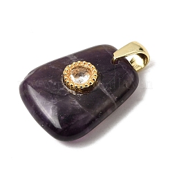 Anhänger aus natürlich gebändertem Amethyst&nbsp;G-C282-03K