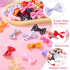 90 шт. 9-х цветные аксессуары из полиэстера для украшения DIY-TA0012-70